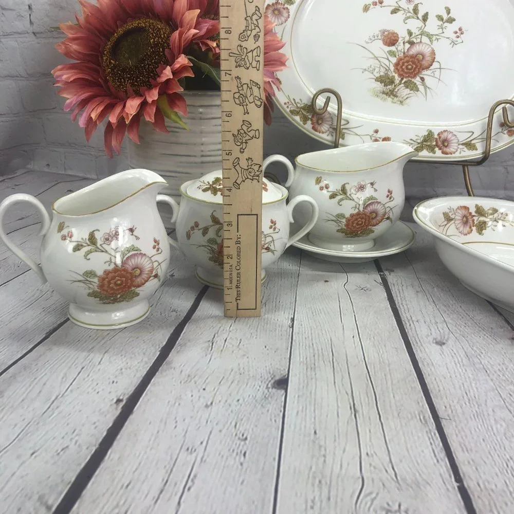 vintage Hofgarten by Noritake serving set cottagecore entertainment - Picture 5 of 12